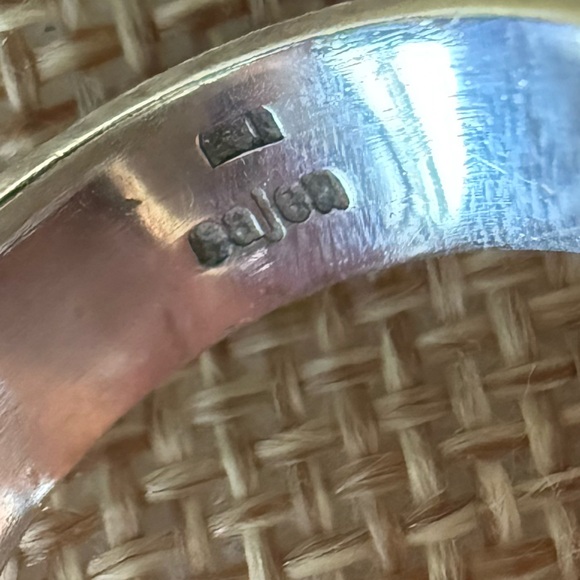 Damale Turquoise and Sterling Silver Statement Ring - Picture 2 of 5